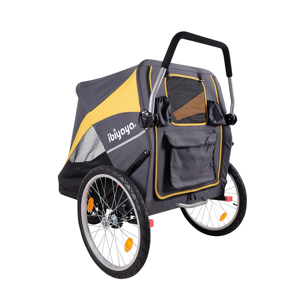 Hercules Heavy Duty Pet Stroller Pro 2.0 - Large Dog Stroller for Medium to Large Dogs up to 110lbs, All-Terrain Wheels, Foldable Design - Perfect for Walking, Hiking, Travel & Vet Visits