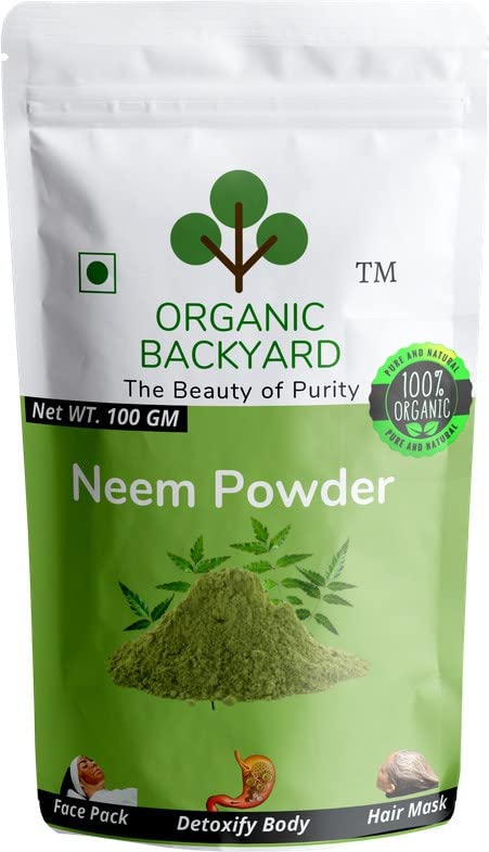 Organic Neem Leaf Powder for Face Care - 100% Natural, Chemical-Free Skincare Solution | Acne Treatment, Dark Spot Remover, Skin Brightening for Daily Beauty Routine
