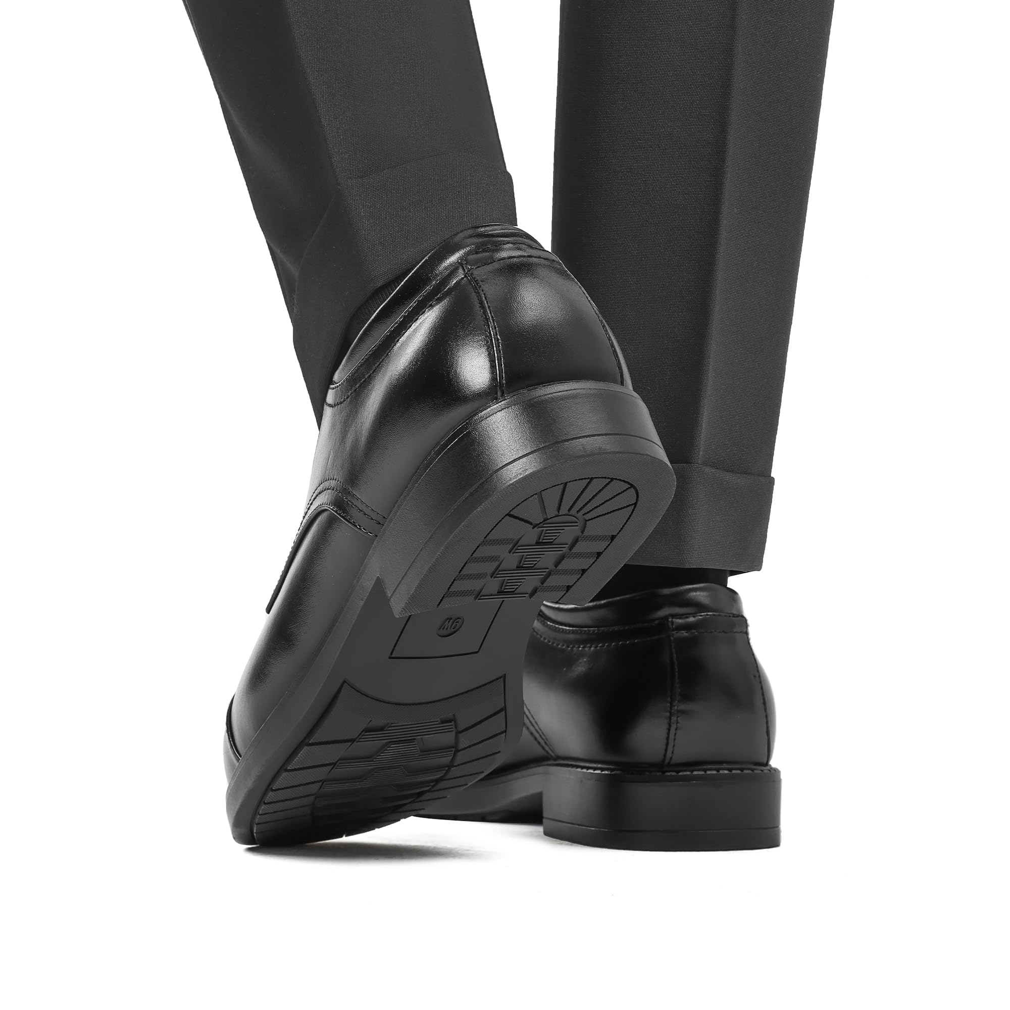 Bruno Marc Men's Classic Oxford Dress Shoes - Lace Up Formal Cap Toe Business Shoes for Office, Wedding & Special Occasions