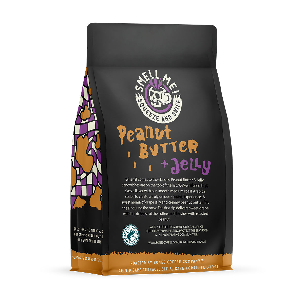 Organic Peanut Butter & Jelly Sandwich Spread - 12oz Jar | All-Natural, Non-GMO | Perfect for School Lunches, Picnics & Healthy Snacks