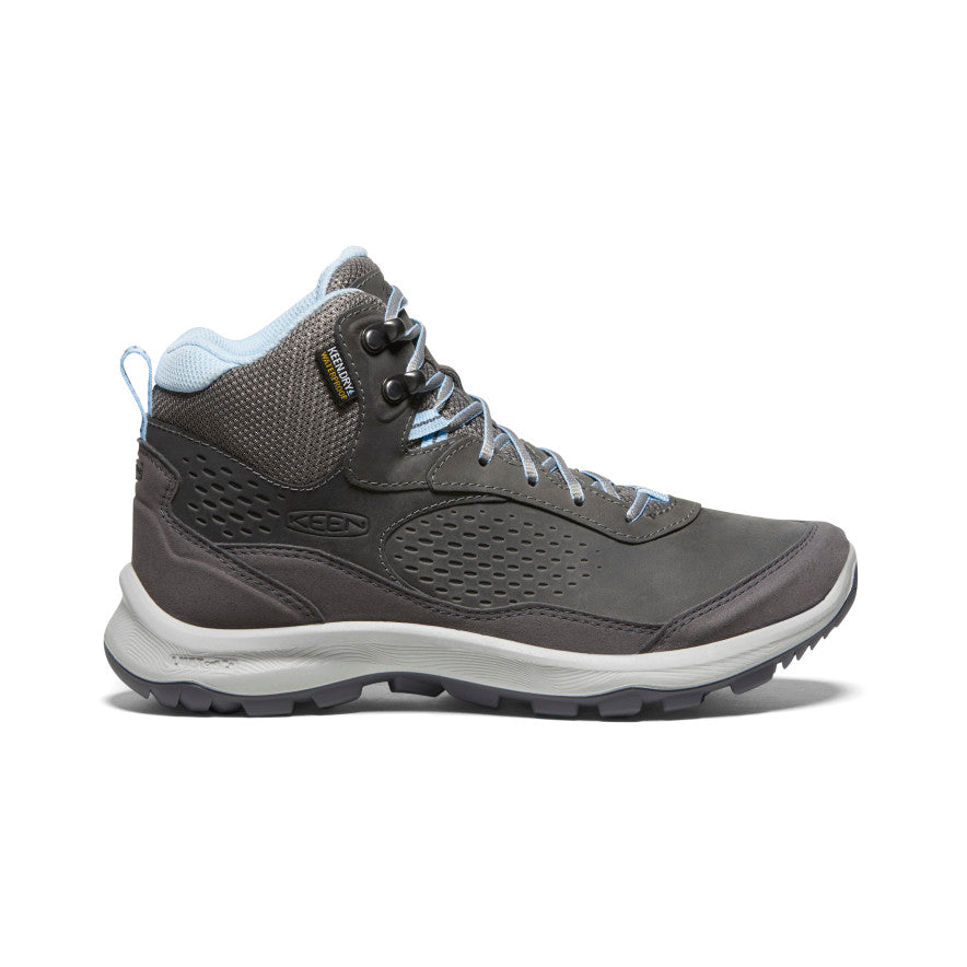 Women's Terradora Explorer Waterproof Hiking Boots - Steel Grey/Clear Sky | Lightweight & Comfortable for Outdoor Adventures, Trail Walking & Winter Weather