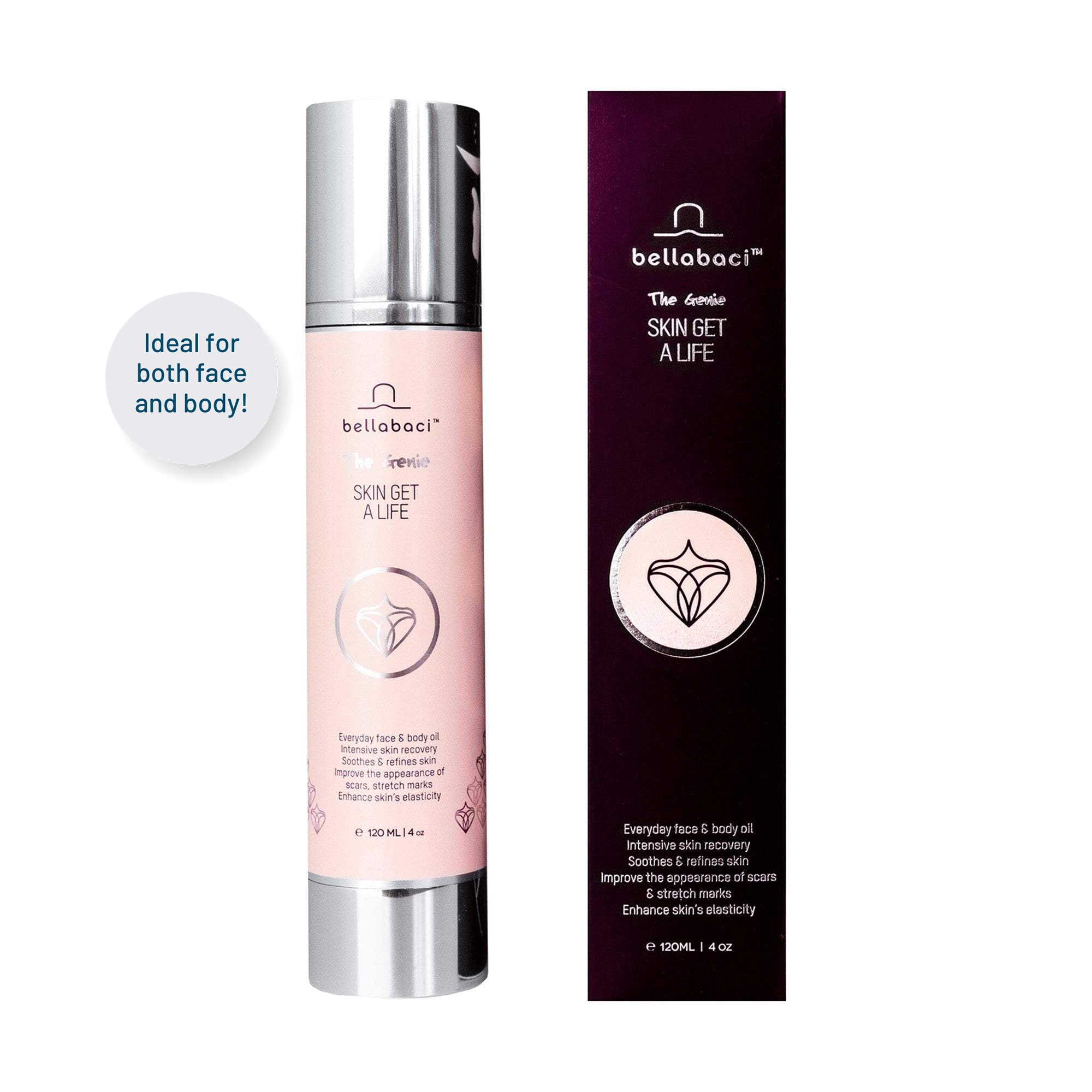 Bellabaci Skin Get a Life Genie Wellness Gel - Hydrating & Revitalizing Face & Body Gel for Glowing Skin | Perfect for Daily Skincare Routine & Spa Treatments