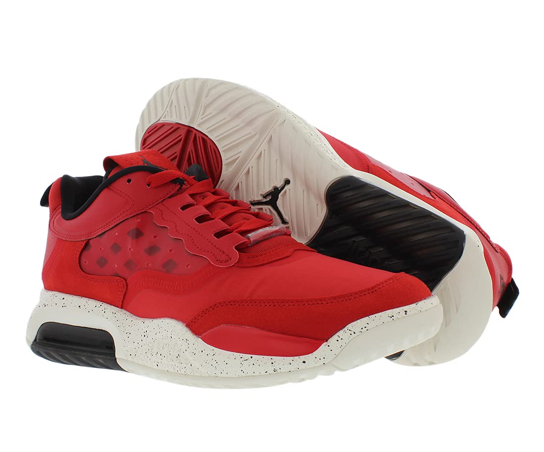 Jordan Max 200 Men's Running Shoes - Size 9, Red/White/Black - Lightweight Basketball Sneakers for Gym, Training & Casual Wear