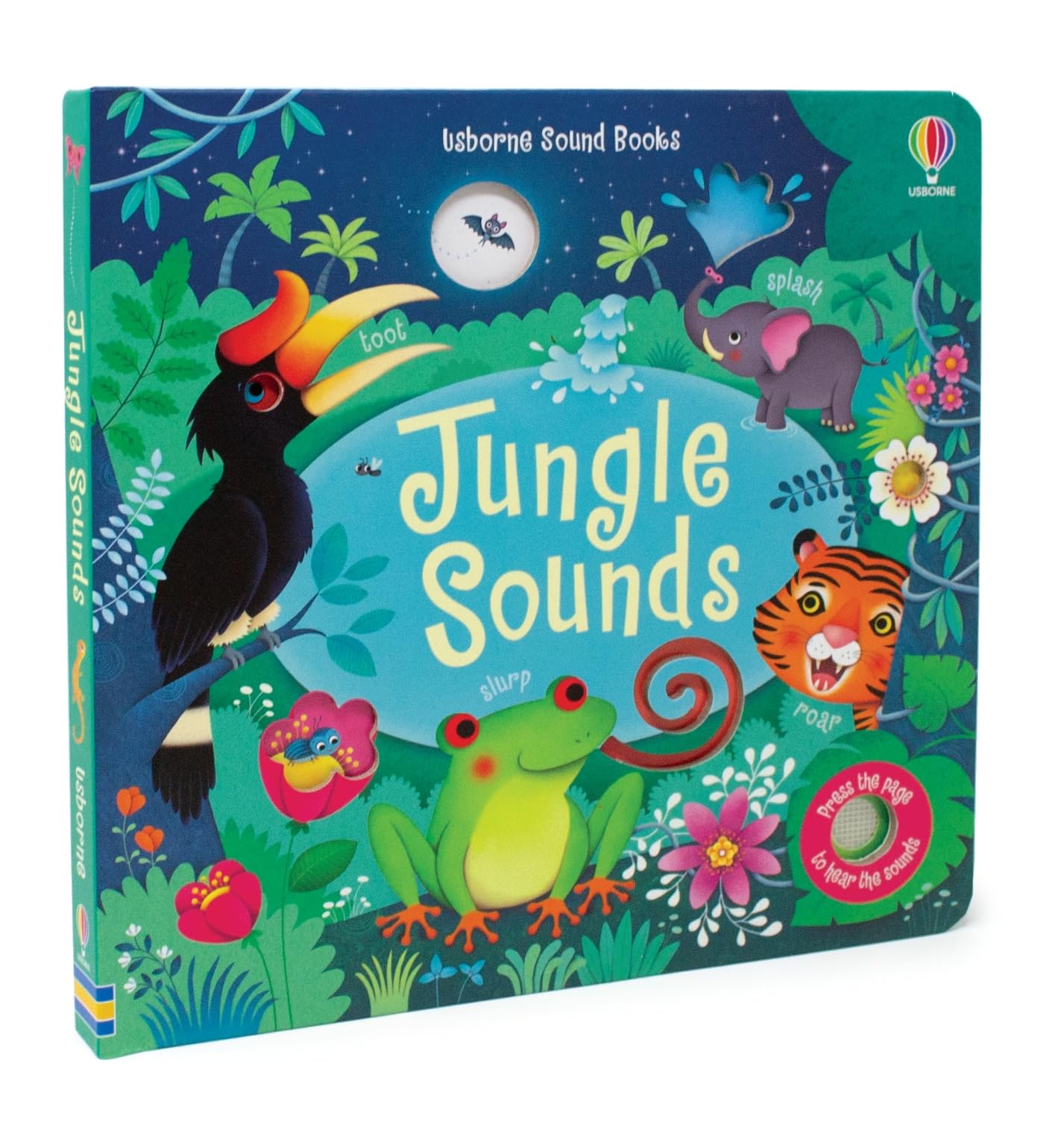 Jungle Sounds Sound Book for Kids - Interactive Animal Noises & Nature Sounds - Perfect for Bedtime Stories, Learning & Sensory Play