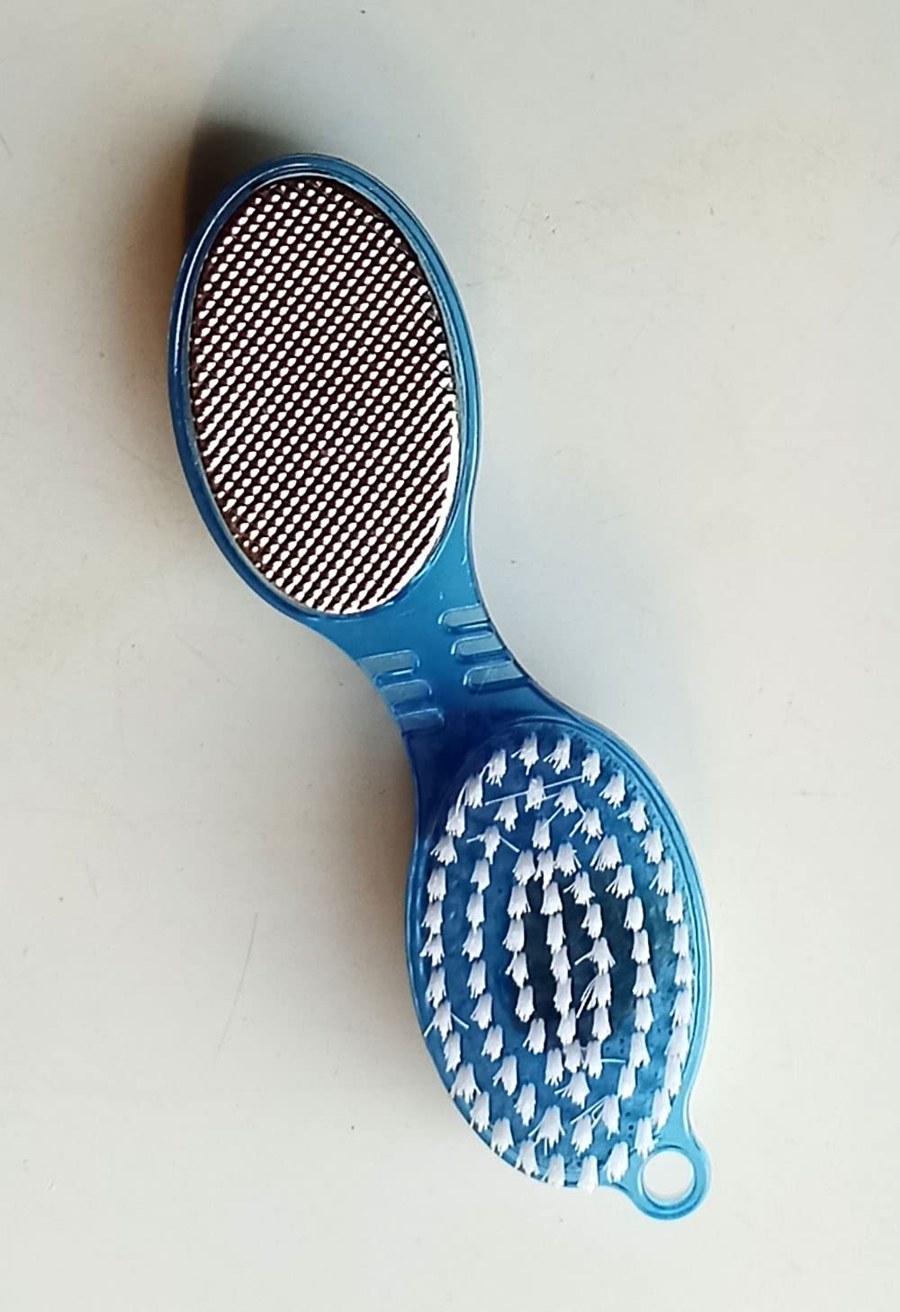 4-in-1 Pedicure Paddle Tool Kit - Professional Foot Care Set with Exfoliating Brush, Callus Remover & Nail Cleaner - Perfect for Home Spa, Salon & Travel Use