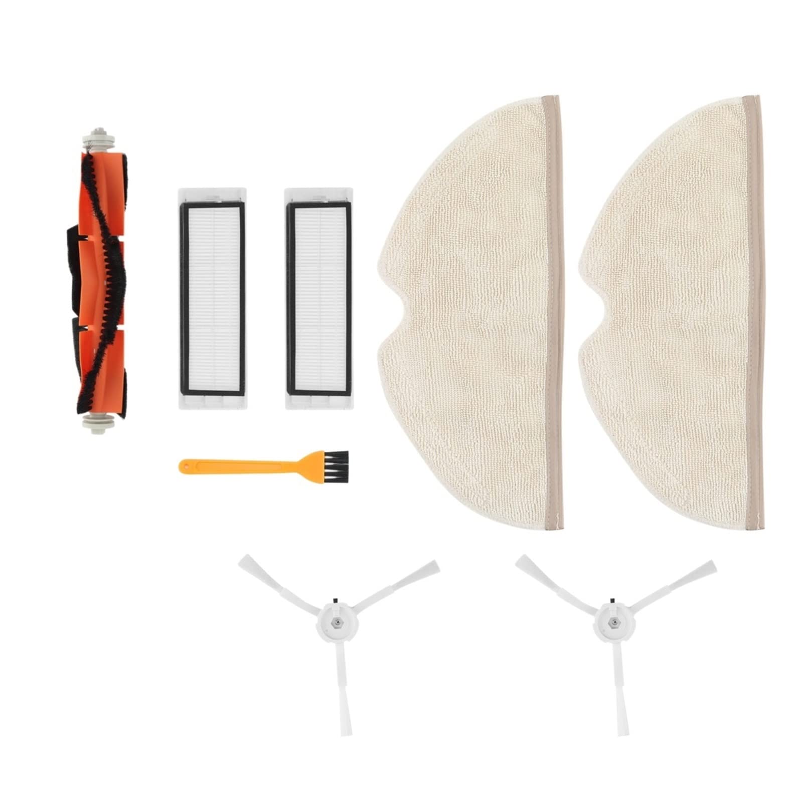 Luaac Vacuum Cleaner Accessories - HEPA Filter, Side Brush & Main Brush Replacement Kit Compatible with Xiaomi 1S, Roborock S50 & S5 Max Robot Vacuums - Perfect for Hardwood Floors & Pet Hair Cleaning