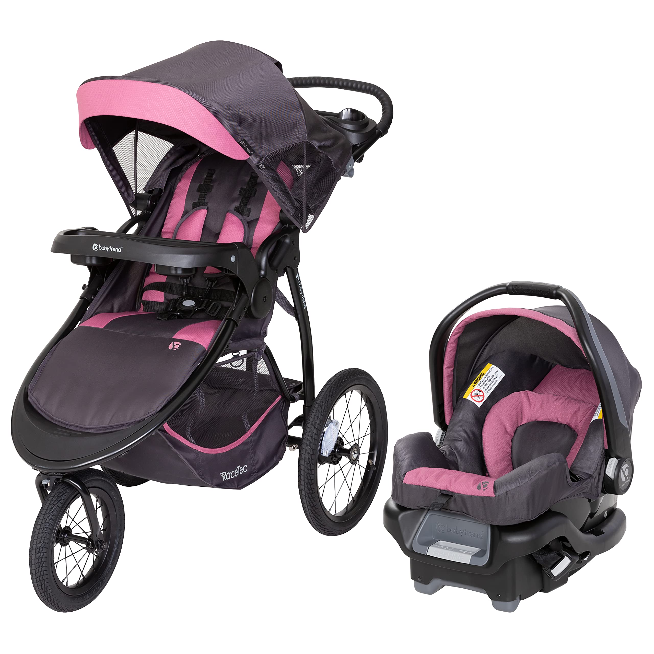 Baby Trend Expedition® Race Tec™ Jogger Travel System with Ally™ Infant Car Seat - Ultra Cassis Stroller for Newborns & Toddlers | Perfect for Jogging, Travel & Daily Use