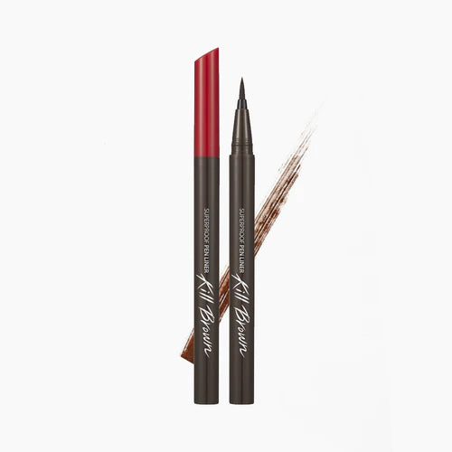 CLIO Superproof Pen Liner 0.55ml - Waterproof & Long-Lasting Eyeliner for Precise Winged Looks | Perfect for Daily Makeup & Special Occasions