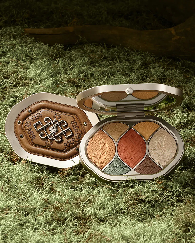 Into the Wild Palette - Nomadic Glam Makeup Kit for Outdoor Adventures & Festival Looks | Waterproof & Long-lasting Cosmetics for Travel & Camping