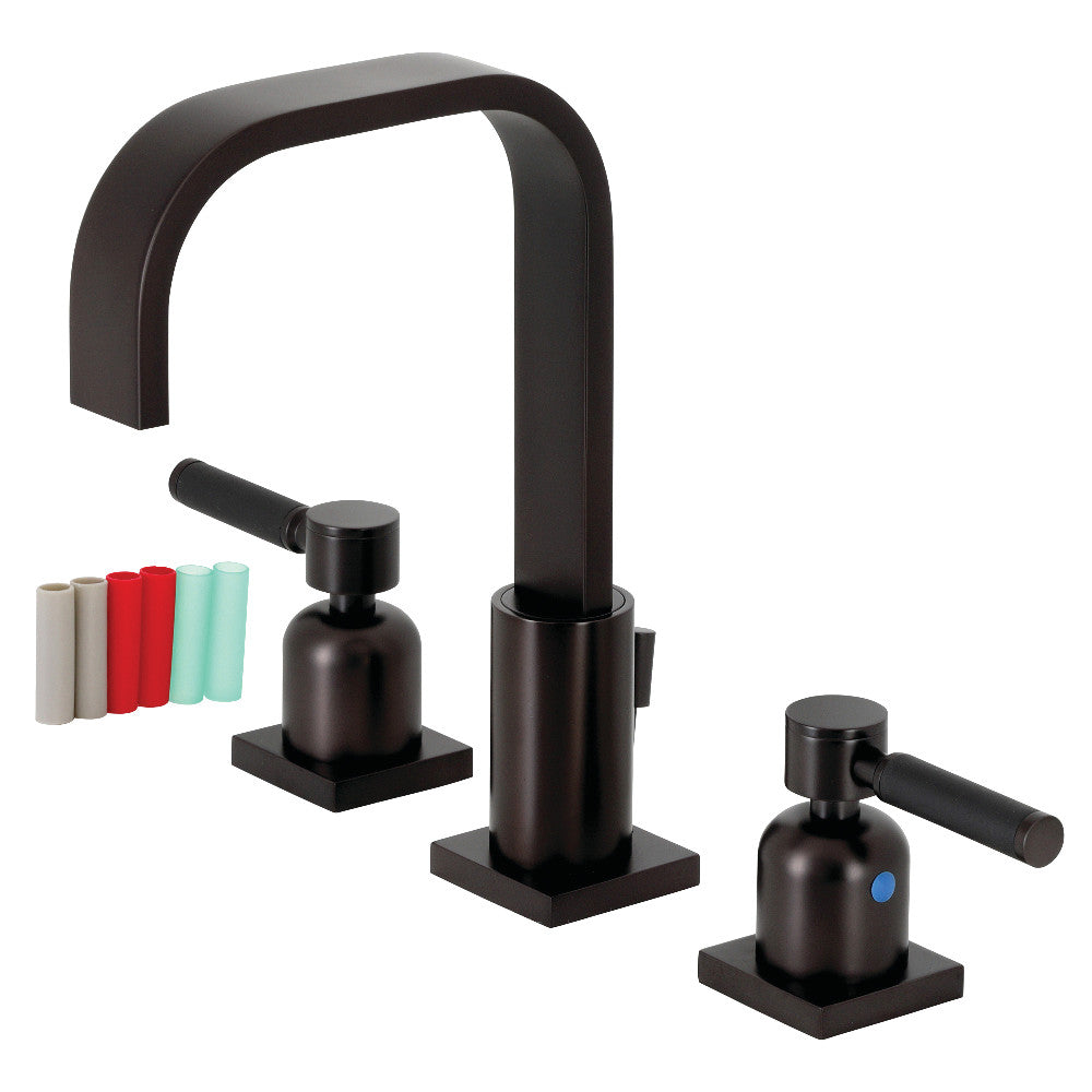 Kaiser Widespread Bathroom Faucet with Pop Up Drain - FSC8968DKL by Fauceture | Modern 8