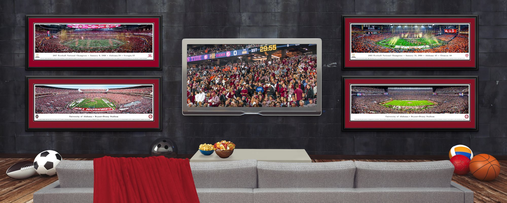 Oklahoma Sooners Basketball Poster - Blakeway Panoramas Premium College Sports Wall Art - Perfect for Game Rooms, Dorm Decor & Fan Gifts