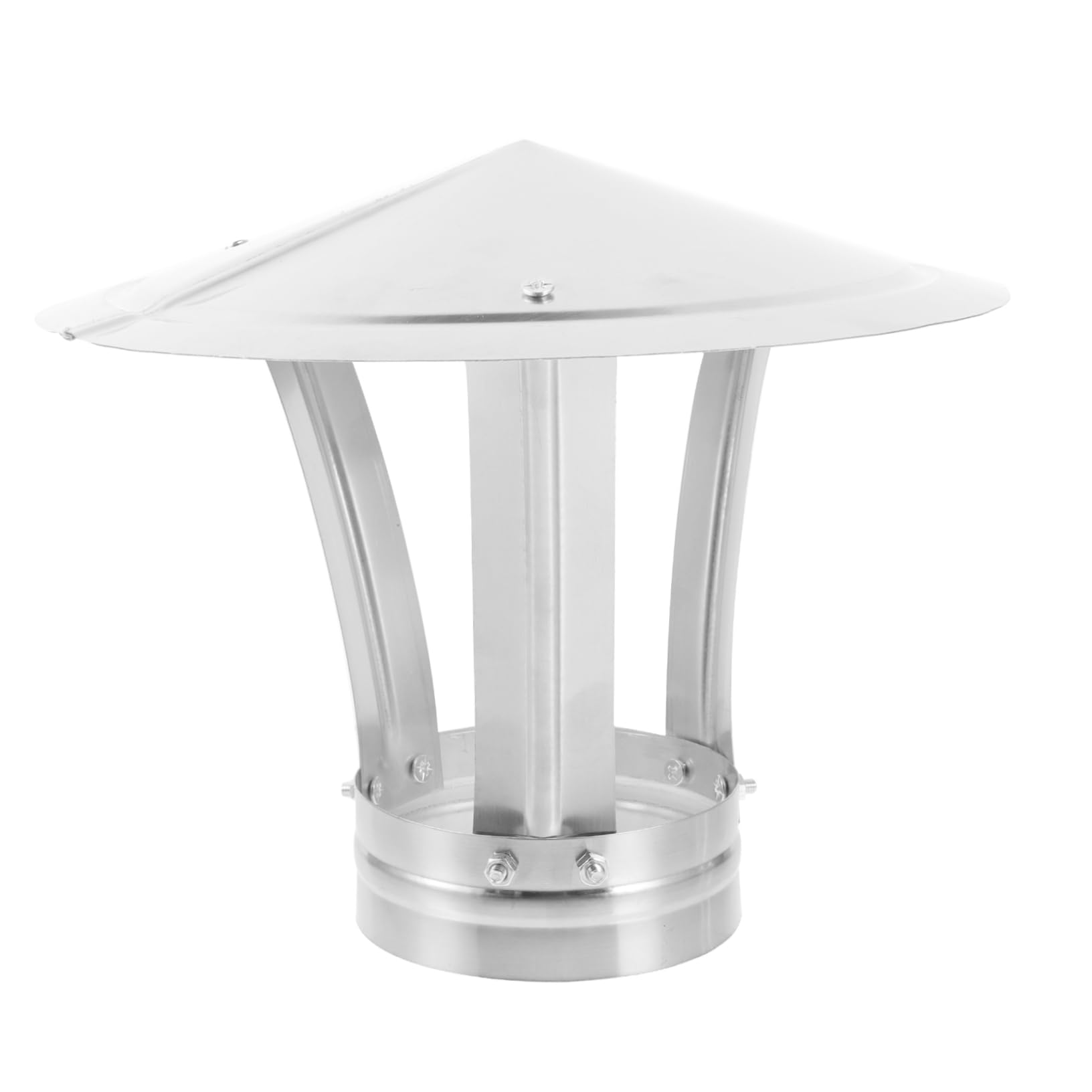 Heavy Duty Stainless Steel Chimney Flue Cover & RV Roof Vent Cap - Weatherproof Rain Cover for Home, Camper, and RV Use - Outdoor Protection for Chimneys and Vents