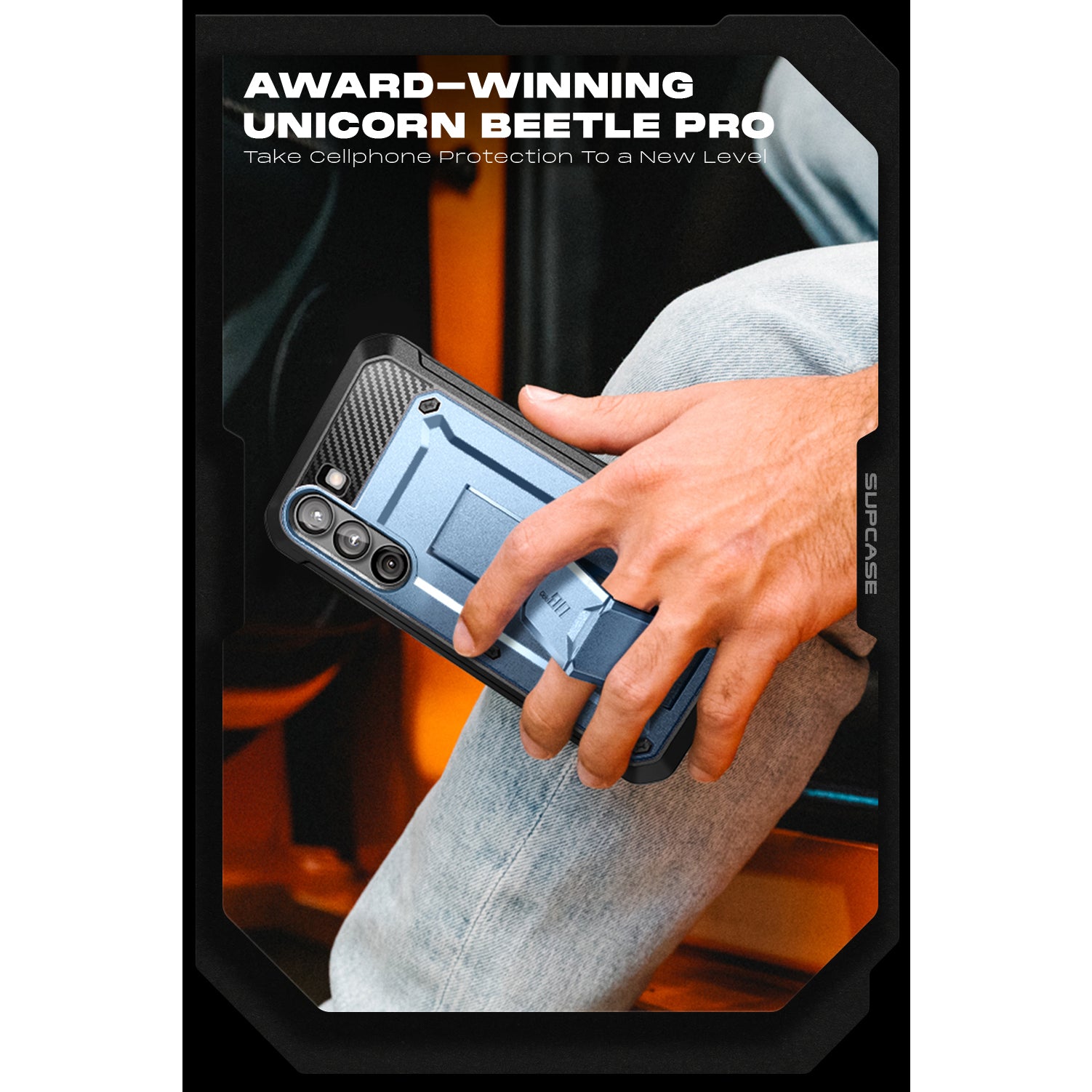 Samsung Galaxy S23 Unicorn Beetle PRO Heavy Duty Rugged Case - Shockproof, Drop Protection, Black - Perfect for Outdoor, Work & Extreme Sports