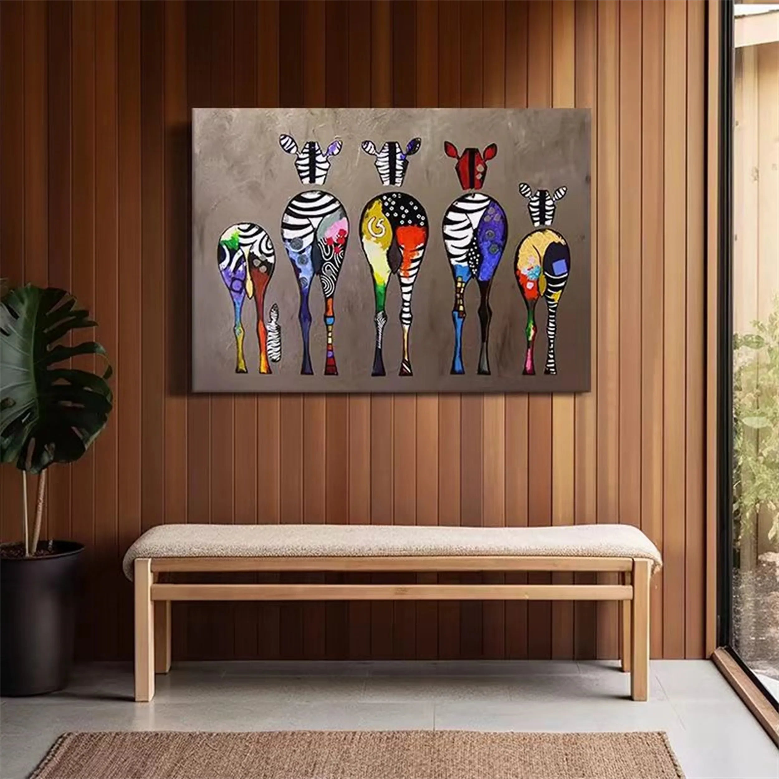 Animal Art Painting #AP019 - Handmade Wildlife Canvas Art for Home & Office Decor | Perfect for Living Room, Bedroom, or Gift
