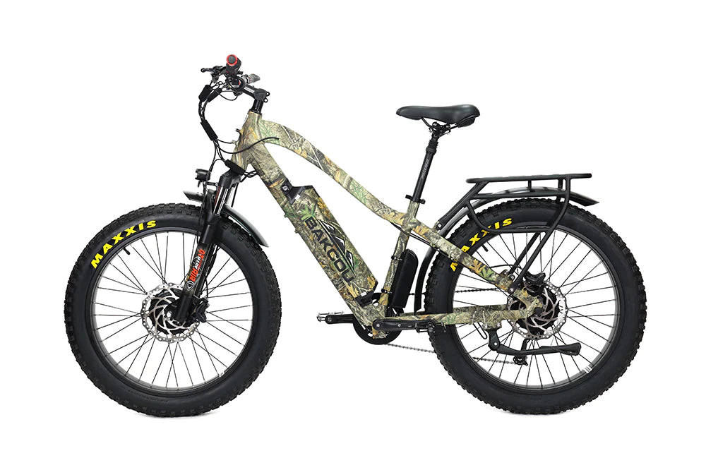 Bakcou Kodiak AWD Electric Bike - Powerful Off-Road eBike for Hunting, Camping & Outdoor Adventures