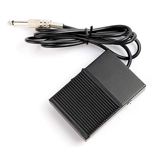 AVA Standard Black Tattoo Machine Foot Pedal Switch - Professional Tattoo Equipment for Artists & Studios - Perfect for Lining, Shading & Coloring Tattoos