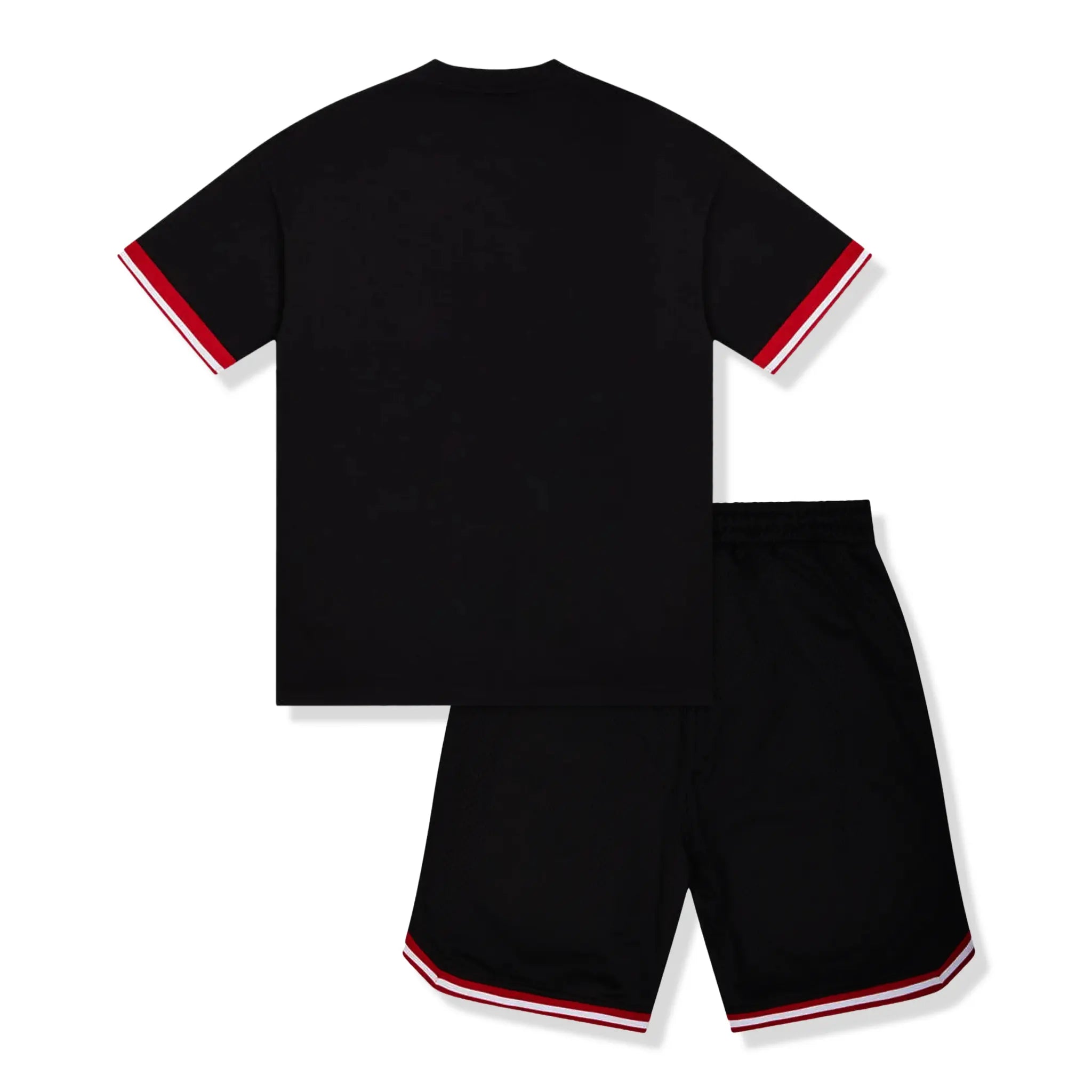 Trapstar Arch Mesh Black T-Shirt & Shorts Set - Stylish Streetwear Outfit for Men | Perfect for Casual Wear, Gym, and Urban Fashion