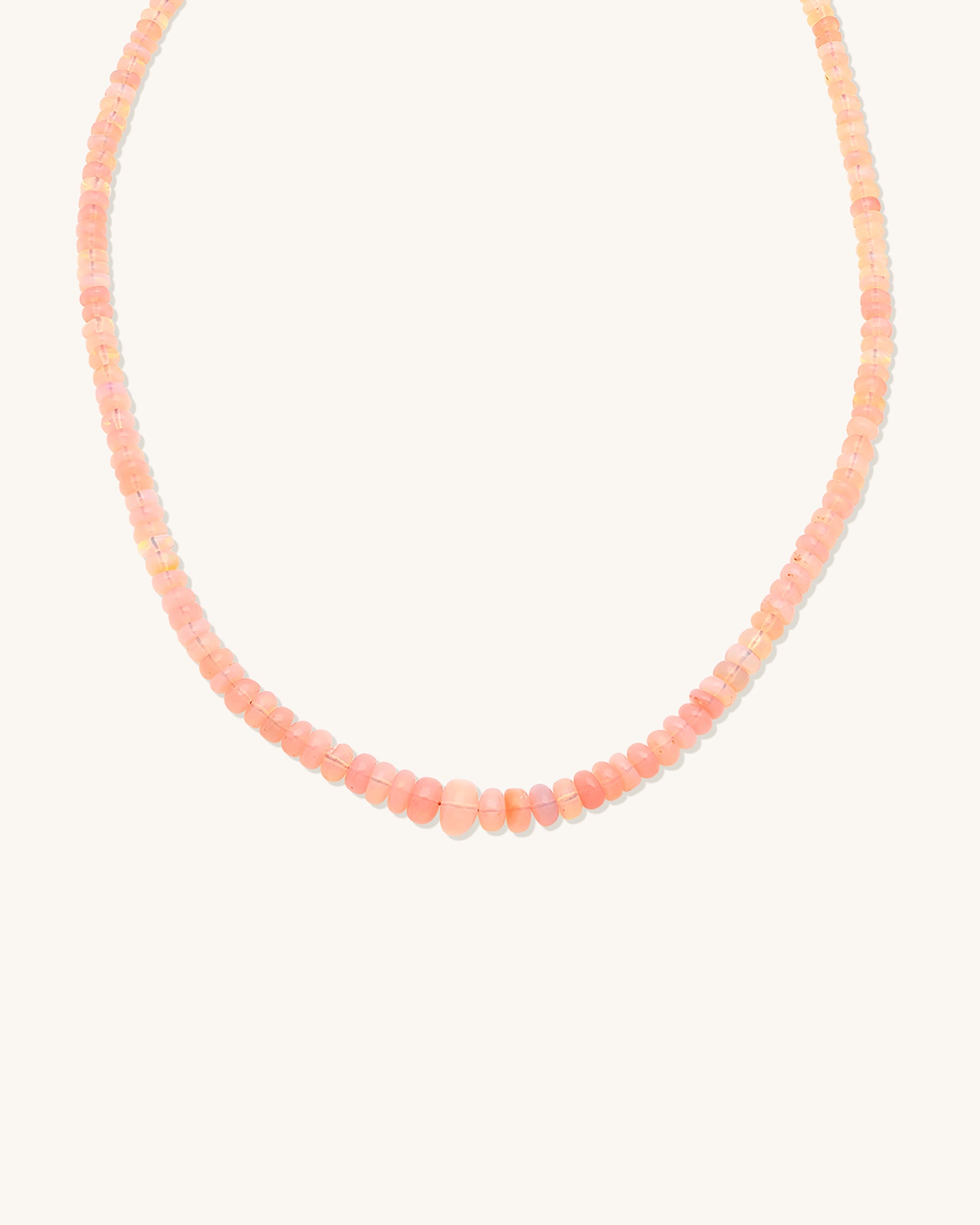 Bright Pink Opal Gemstone Necklace for Women - Elegant Handmade Jewelry Gift for Birthday, Anniversary & Special Occasions