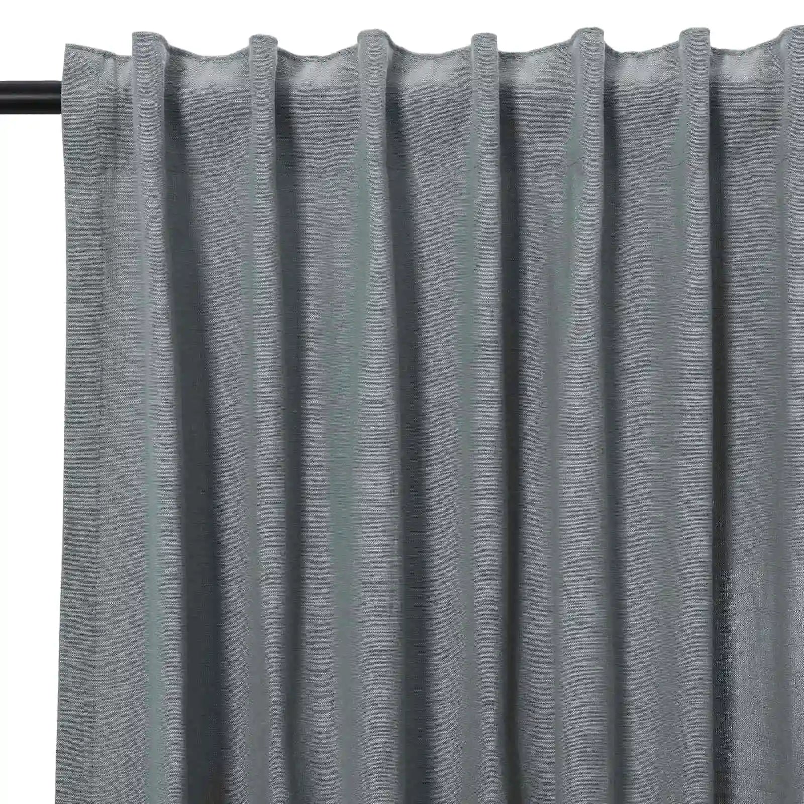 Luxury Linen Cotton Curtains - Soft Top Blackout Drapes for Living Room & Bedroom - Elegant Window Treatments for Home Decor