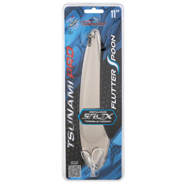 Premium 11 Pro Flutter Spoon Fishing Lure - 6oz for Bass, Trout & Walleye - Ideal for Freshwater & Saltwater Fishing Adventures