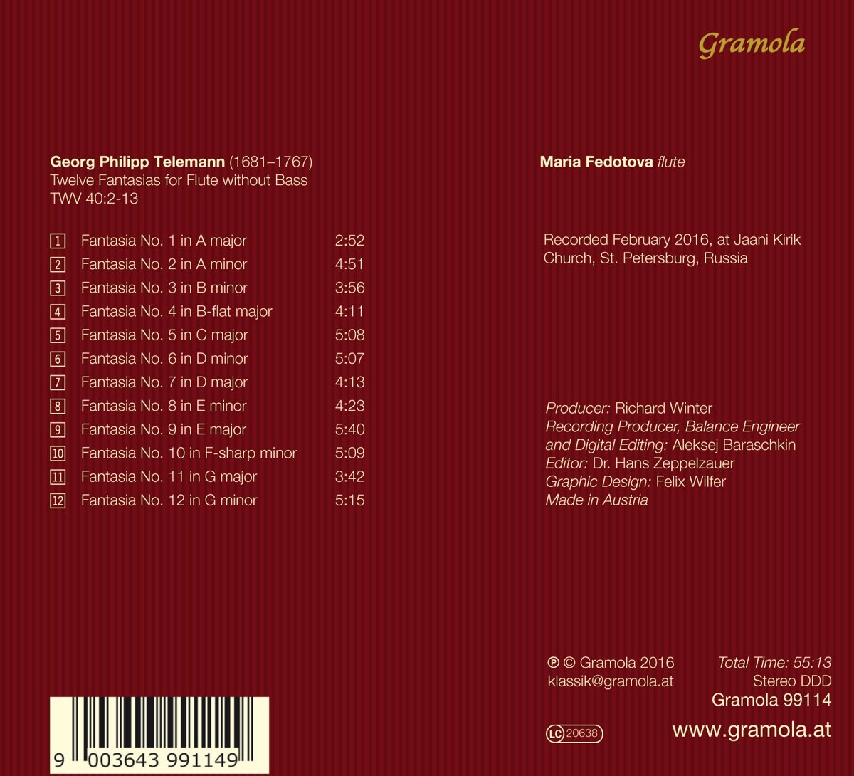 Telemann: 12 Flute Fantasias without Bass | Baroque Music for Solo Flute | Perfect for Practice, Performances & Recitals