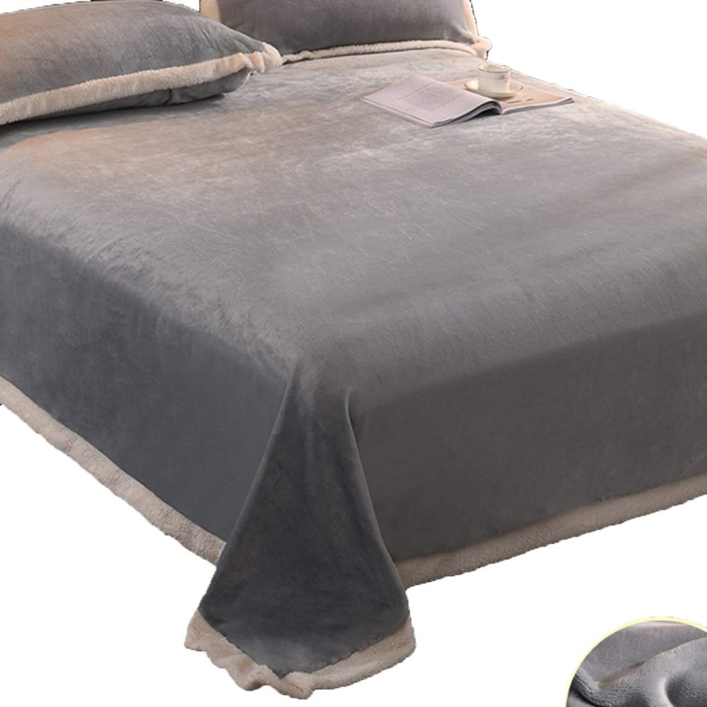 Super Soft Flannel Blanket - 200x230cm Warm Lightweight Throw Blanket for Bed, Couch & Travel - Washable Cozy Gift for Women, Men & Kids (Color C, Size 230x250cm) - Perfect for Winter Nights, Camping & Home Decor