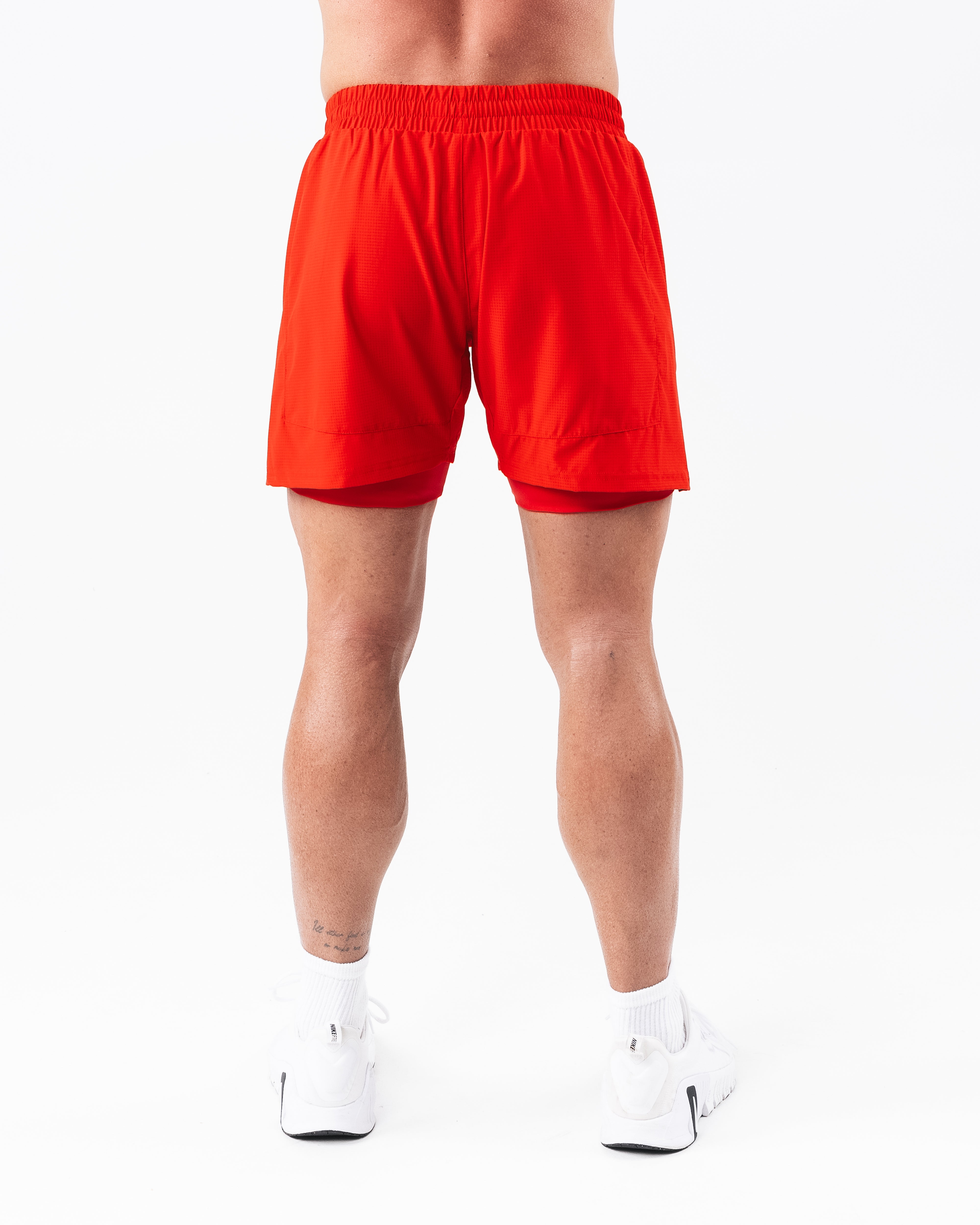 Infinity Short Formula Red - High-Performance Running Shorts for Men & Women - Perfect for Gym, Jogging, and Outdoor Sports