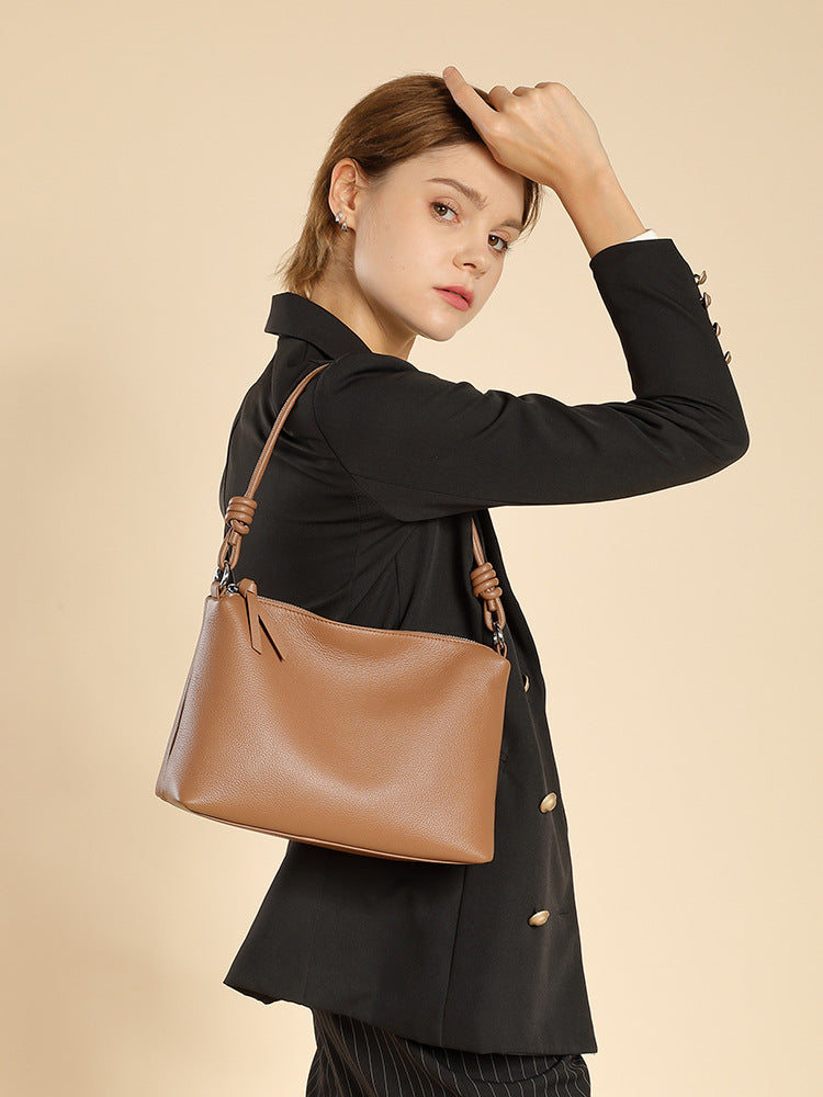 Premium Soft Leather Shoulder Bag for Women - Stylish & Durable Crossbody Purse - Perfect for Work, Travel & Everyday Use