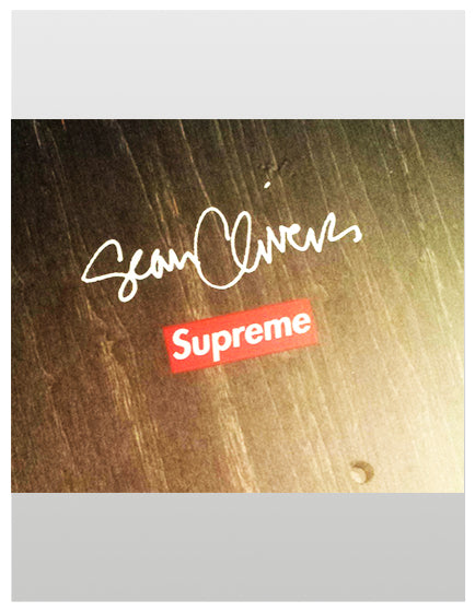 SEAN CLIVER X SUPREME DICK & JANE Skateboard Deck - Limited Edition Collector's Skateboard for Home Decor & Street Skating
