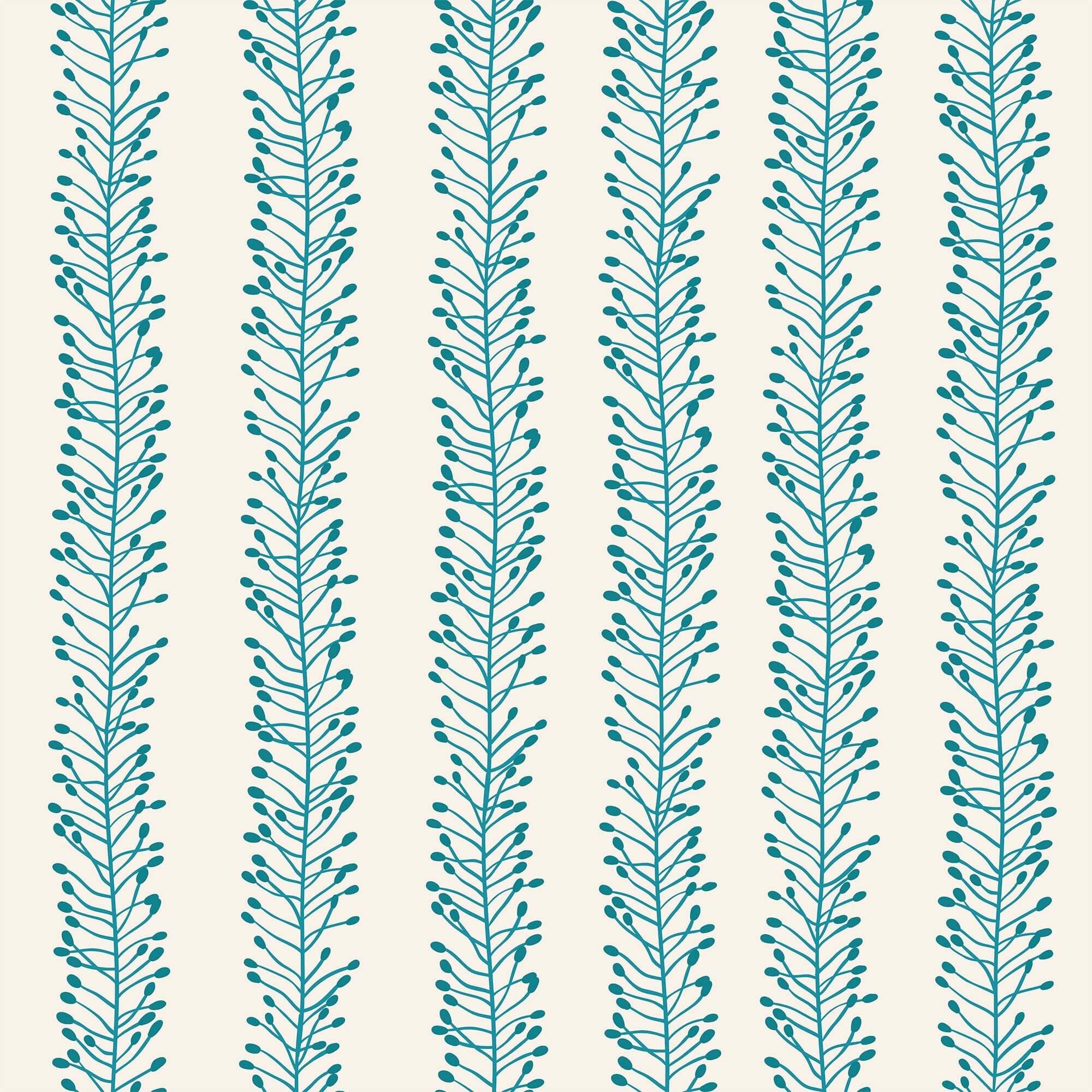 Blue Floral Peel and Stick Removable Wallpaper - Self-Adhesive Decor for Bedroom, Living Room & Office - Easy DIY Home Renovation