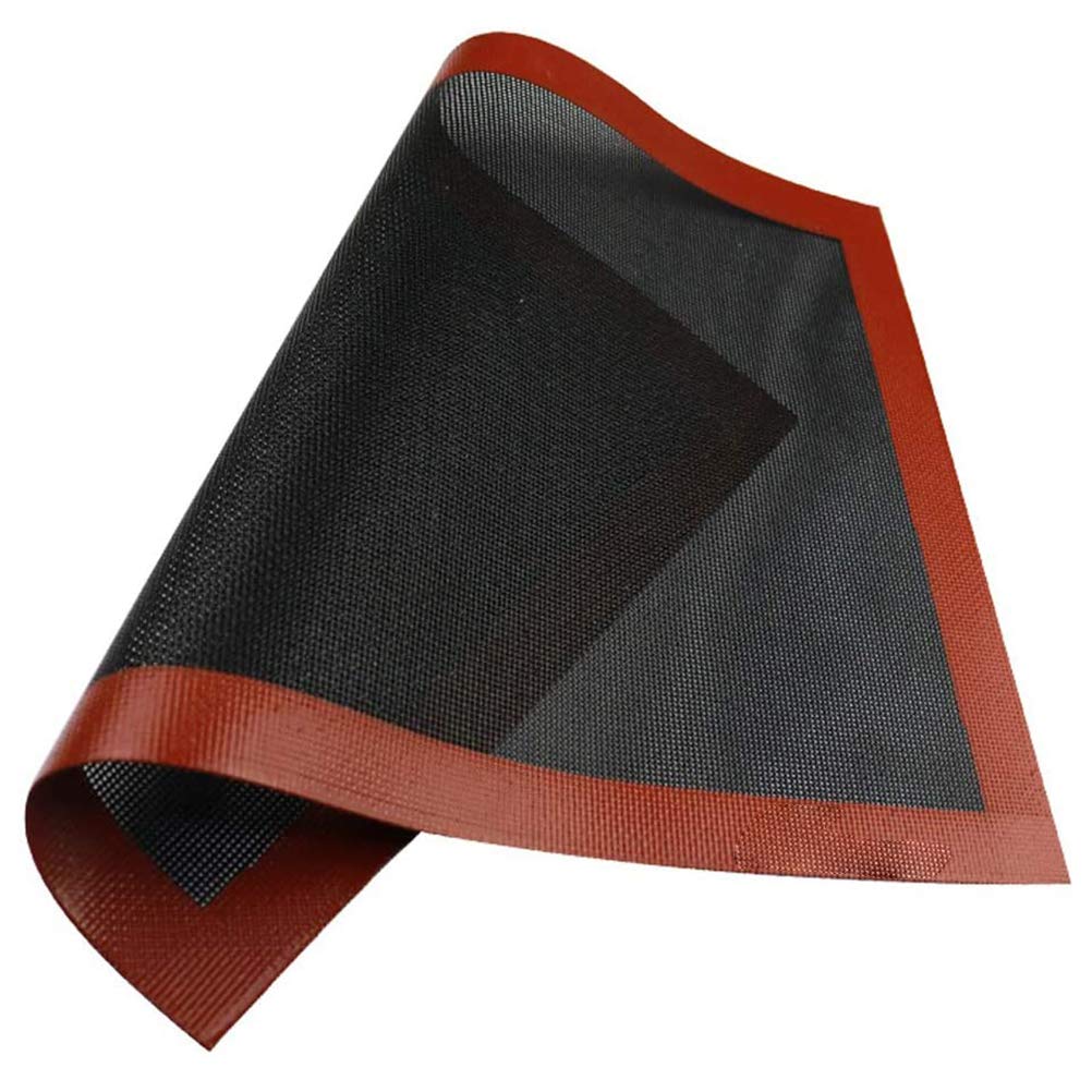 Non-Slip Micro-Perforated Silicone Baking Mat for Biscuits, Macarons & Pizza | Oven & Microwave Safe | Perfect for Pastry Chefs, Home Bakers & Beginners | Ideal for Baking, Roasting & Food Prep