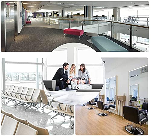 KINTNESS Office Reception Chair Set - 2 Seat Black PU Leather Waiting Room Bench, Visitor Guest Sofa for Airport, Hotel, Lobby & Business Lounge - Comfortable & Durable Seating Solution