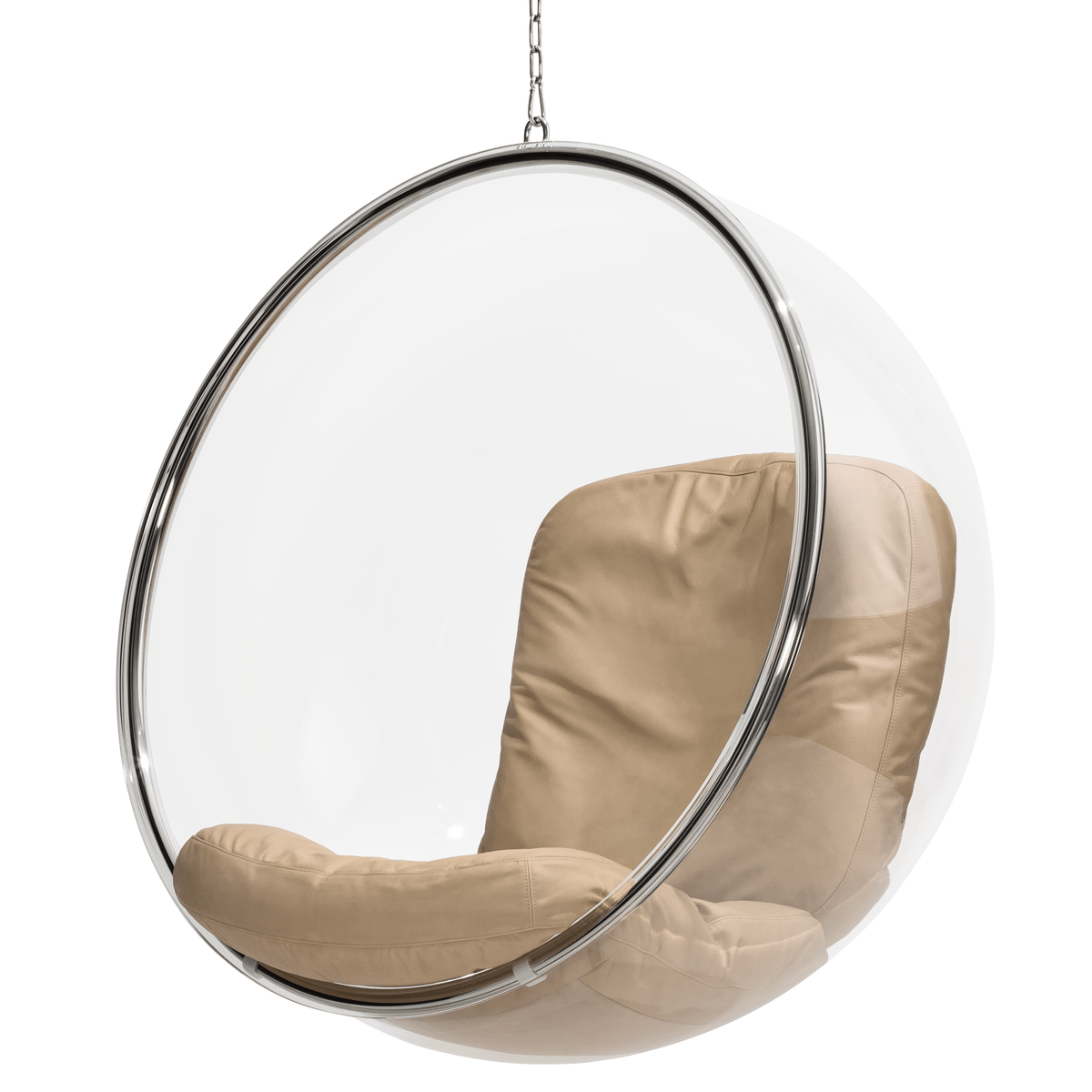 Eero Aarnio Bubble Chair - Modern Hanging Egg Chair for Indoor & Outdoor Use - Perfect for Living Room, Bedroom, or Patio Decor
