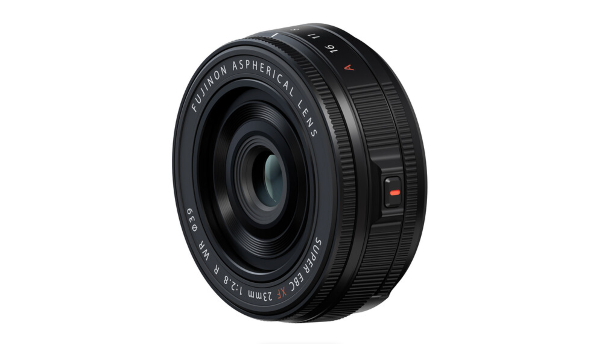FUJIFILM FUJINON XF23mm F2.8 R WR Prime Lens (Black) - Compact Weather-Resistant Mirrorless Camera Lens for Street & Travel Photography