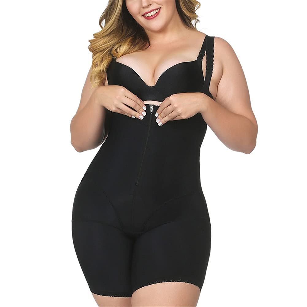 IOLMNG Seamless Women's Bodysuit - Waist Trainer Shapewear for Slimming & Push Up Butt Lifter Corset (Black, Size S) - Perfect for Tummy Control, Workout & Everyday Wear