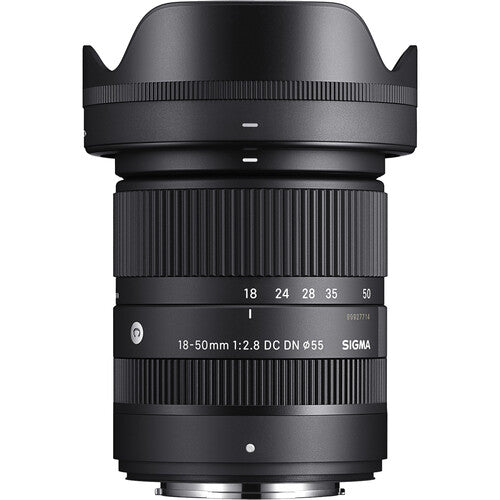 Sigma 18-50mm f/2.8 DC DN Contemporary Lens for Sony E Mount - Compact & Fast Aperture Zoom Lens for Mirrorless Cameras - Perfect for Travel, Portrait & Street Photography