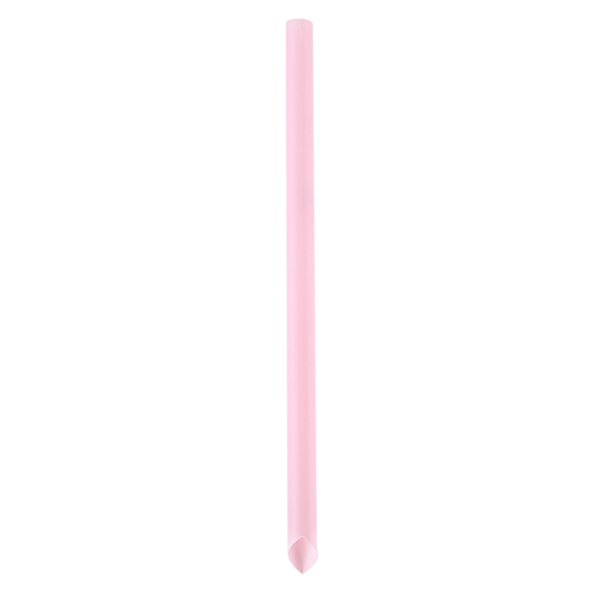Eco-Friendly Extra Wide Pink PLA Boba Straws - Compostable, Pointed Tip, 9mm (100 Count) | Perfect for Bubble Tea, Smoothies, and Iced Drinks