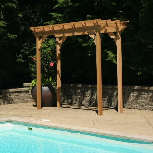 Premium Cedar New Dawn Pergola Kit - Outdoor Garden Gazebo with Adjustable Canopy for Patio, Backyard, and Deck - Perfect for Shade, Relaxation, and Entertaining