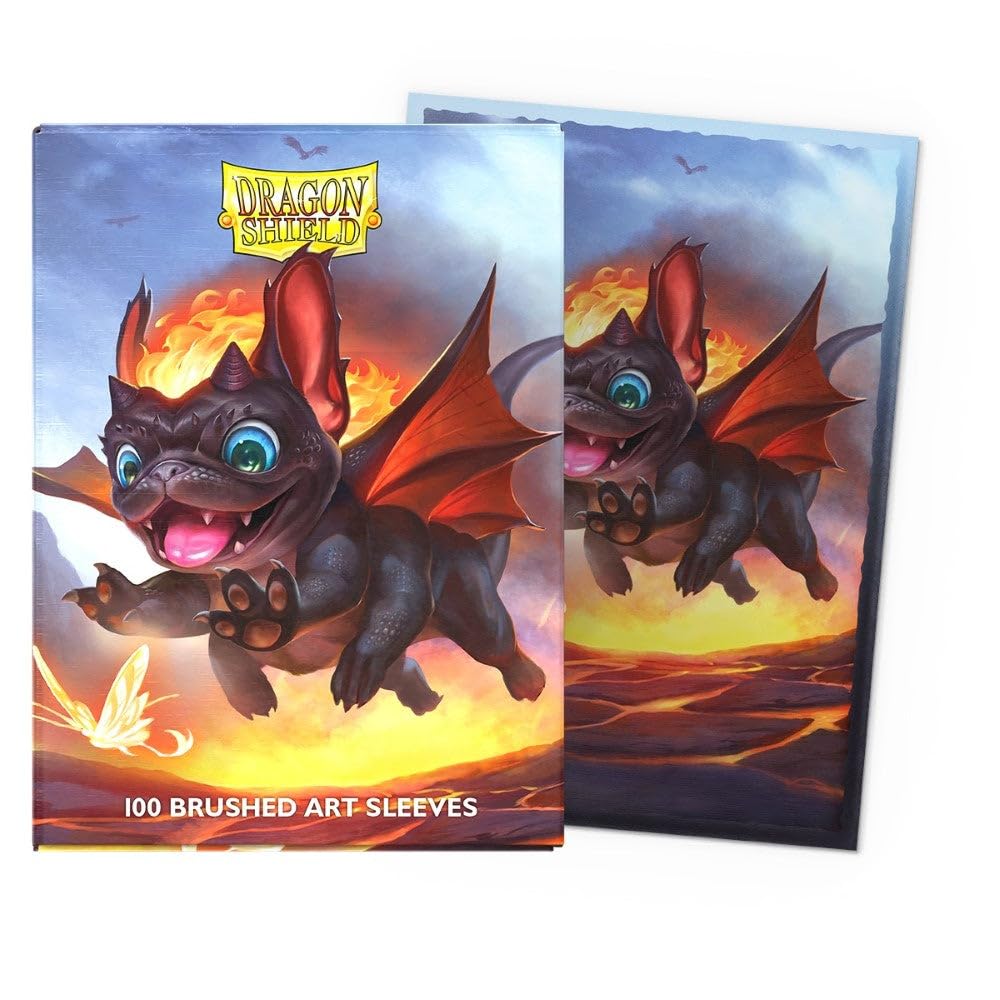 Dragon Shield Brushed Art Sleeves - The Wufdragon (100 Count) | Premium Card Protectors for MTG, Pokemon & Yu-Gi-Oh | Perfect for Gaming Tournaments & Collectors