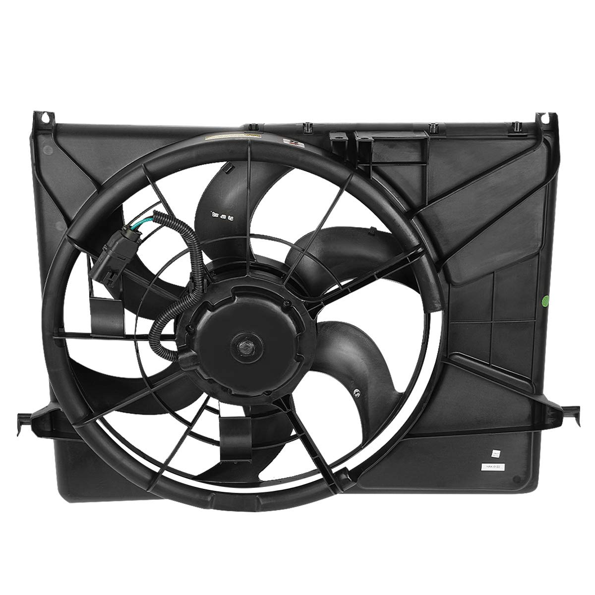 DNA MOTORING OEM-RF-0015 Radiator Cooling Fan Assembly for 2006-2008 Hyundai Sonata 3.3L - High Efficiency Direct Replacement Cooling Fan - Perfect for Engine Overheating Prevention & Summer Driving
