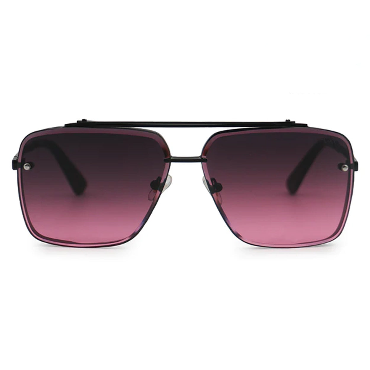 Bella Ruby Oversized Square Aviator Sunglasses for Women - Trendy Retro Style UV Protection - Perfect for Driving, Beach, and Outdoor Activities