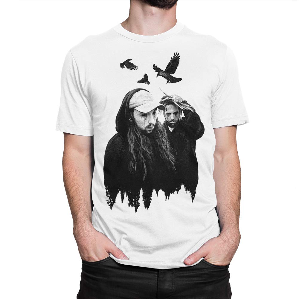 Suicideboys Ruby and Scrim Graphic T-Shirt | Suicide Boys White Cotton Tee | Perfect for Concerts, Streetwear & Fan Merch Collection