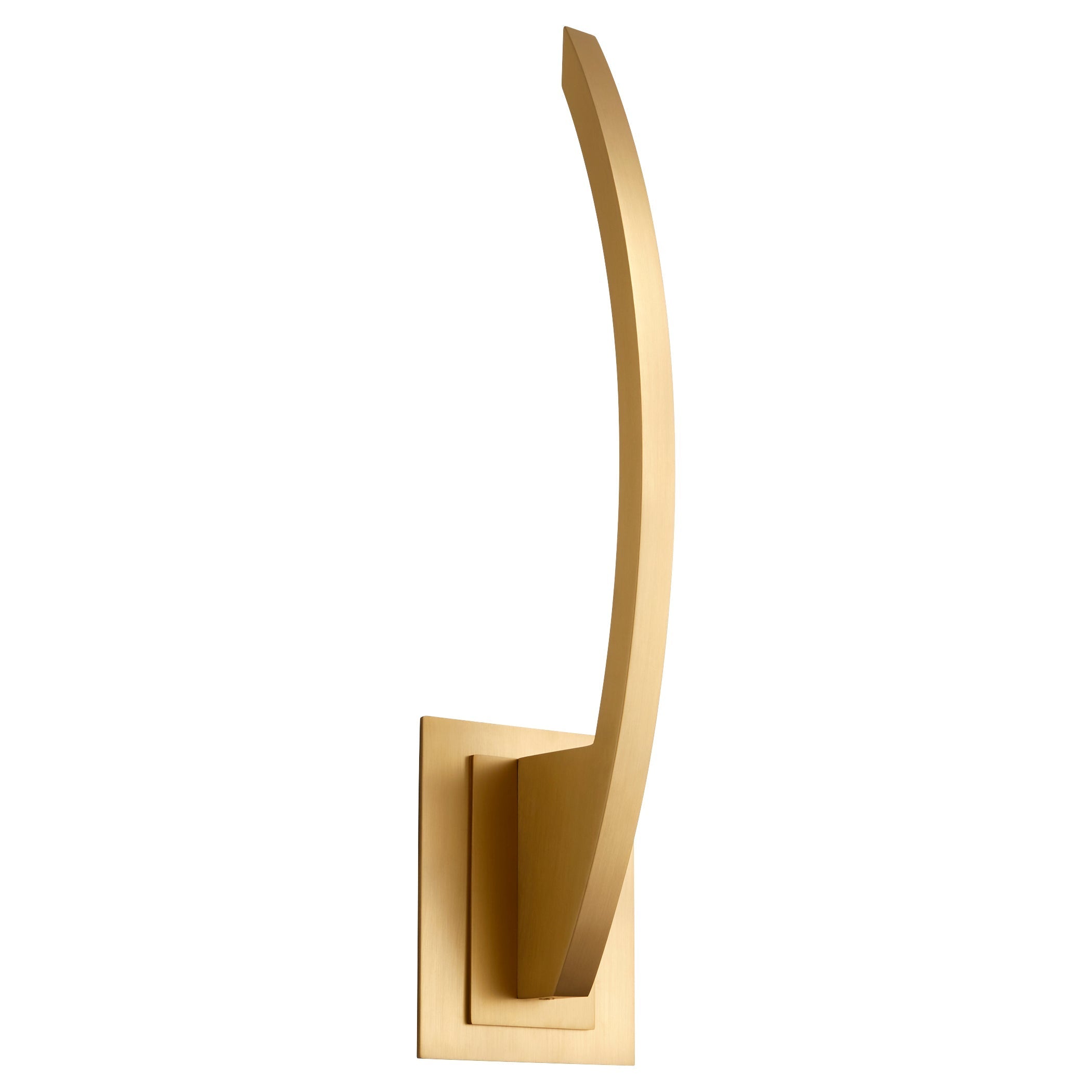 Oxygen Bolo 3 553 40 Modern Wall Sconce in Aged Brass - Perfect for Living Room, Bedroom, or Hallway Lighting