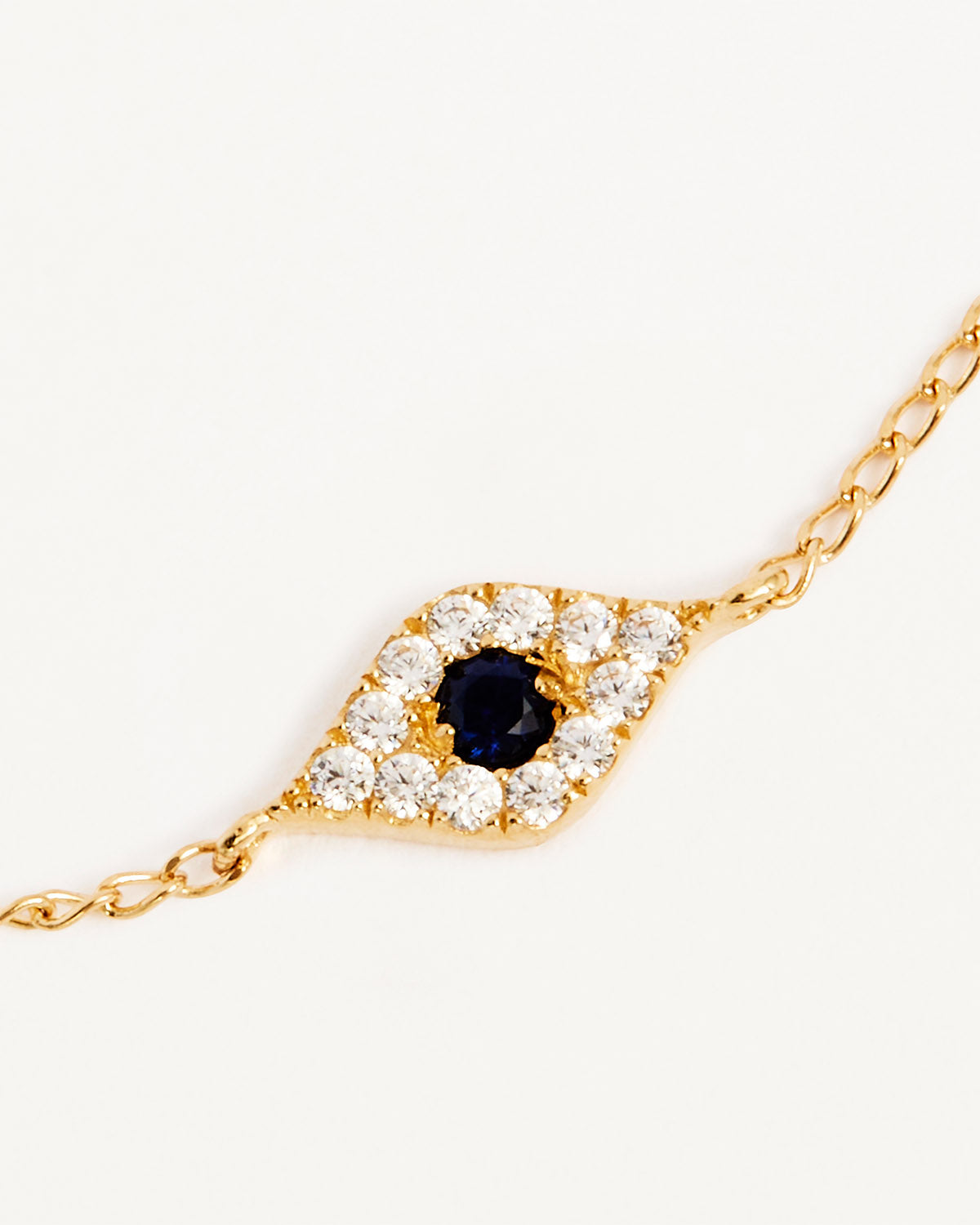 14K Solid Gold Evil Eye Bracelet for Women - Protection Jewelry for Good Luck & Positive Energy - Perfect for Gifts, Meditation & Everyday Wear