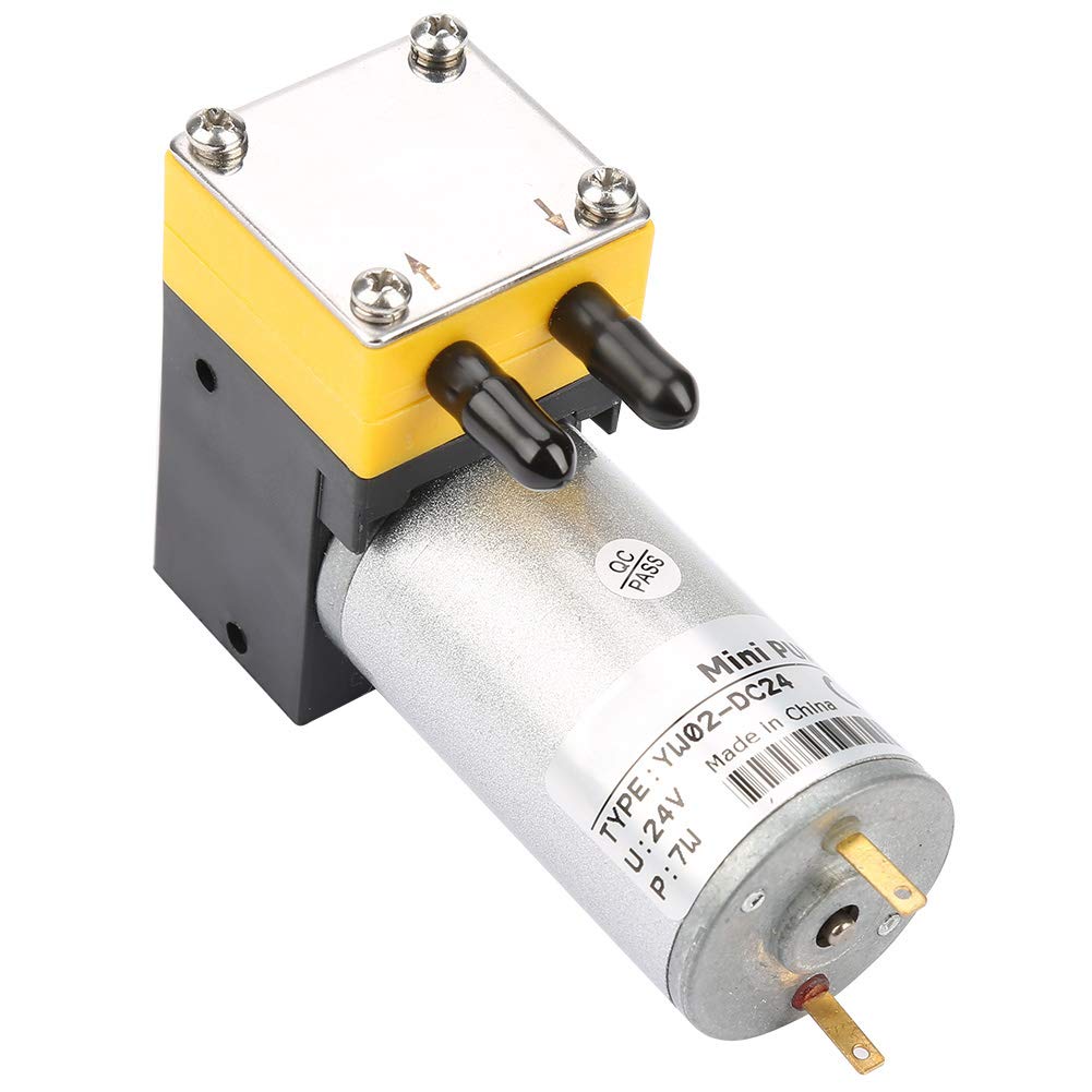 12V/24V Miniature Vacuum Pump - 0.4-1L/min Micro Air & Liquid Transfer Pump for DIY Projects, Aquariums, Medical Devices & Laboratory Equipment | Compact Water Pump for Small Appliances