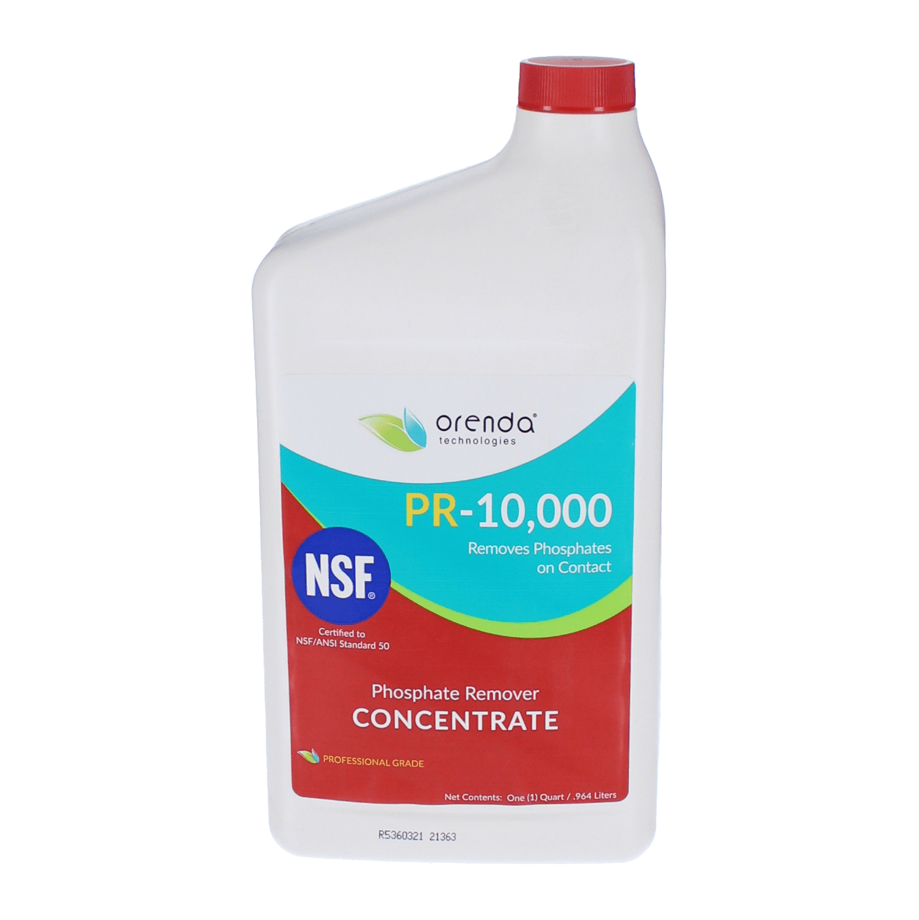 Orenda Phosphate Remover Concentrate - 32 fl oz (946ml) Bottle, 12/Case | ORE 50 226 | Pool & Spa Water Treatment for Crystal Clear Water