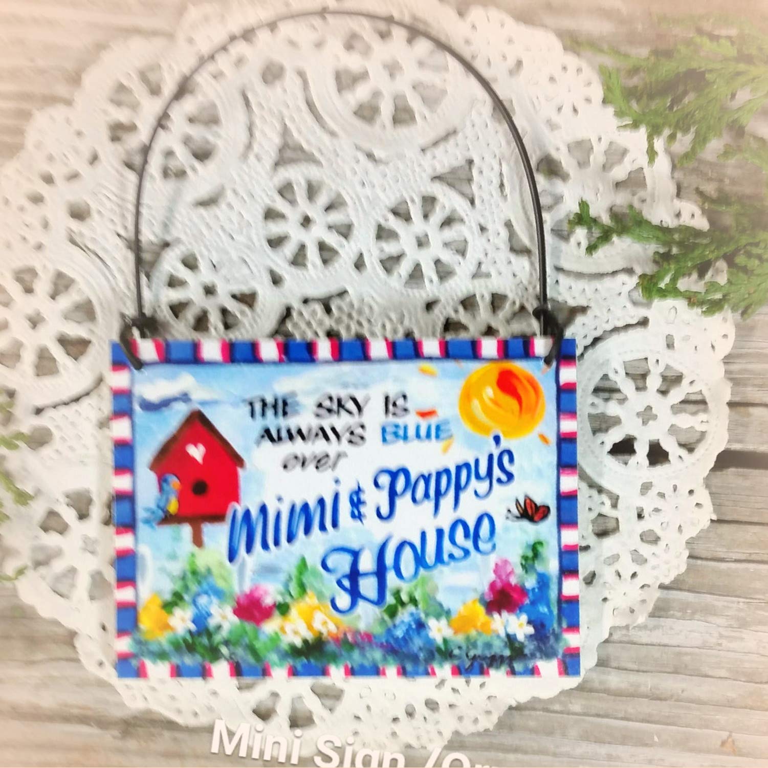 Mini Wooden Sign for Grandparents - 2.5
