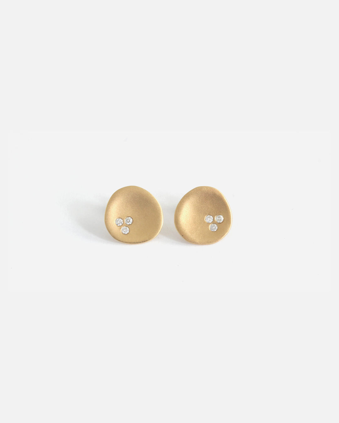Leaf & Diamond Stud Earrings for Women - 14K Gold Plated Hypoallergenic Earrings - Elegant Floral Jewelry for Daily Wear, Parties & Special Occasions