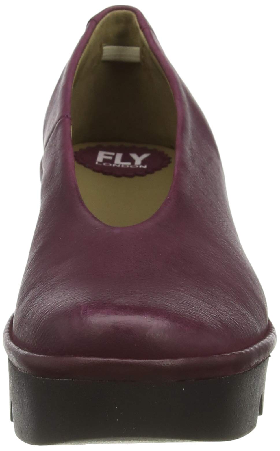 FLY London Women's Fashion Chunky Heel Pump Shoes - Stylish Comfort for Office, Party & Everyday Wear