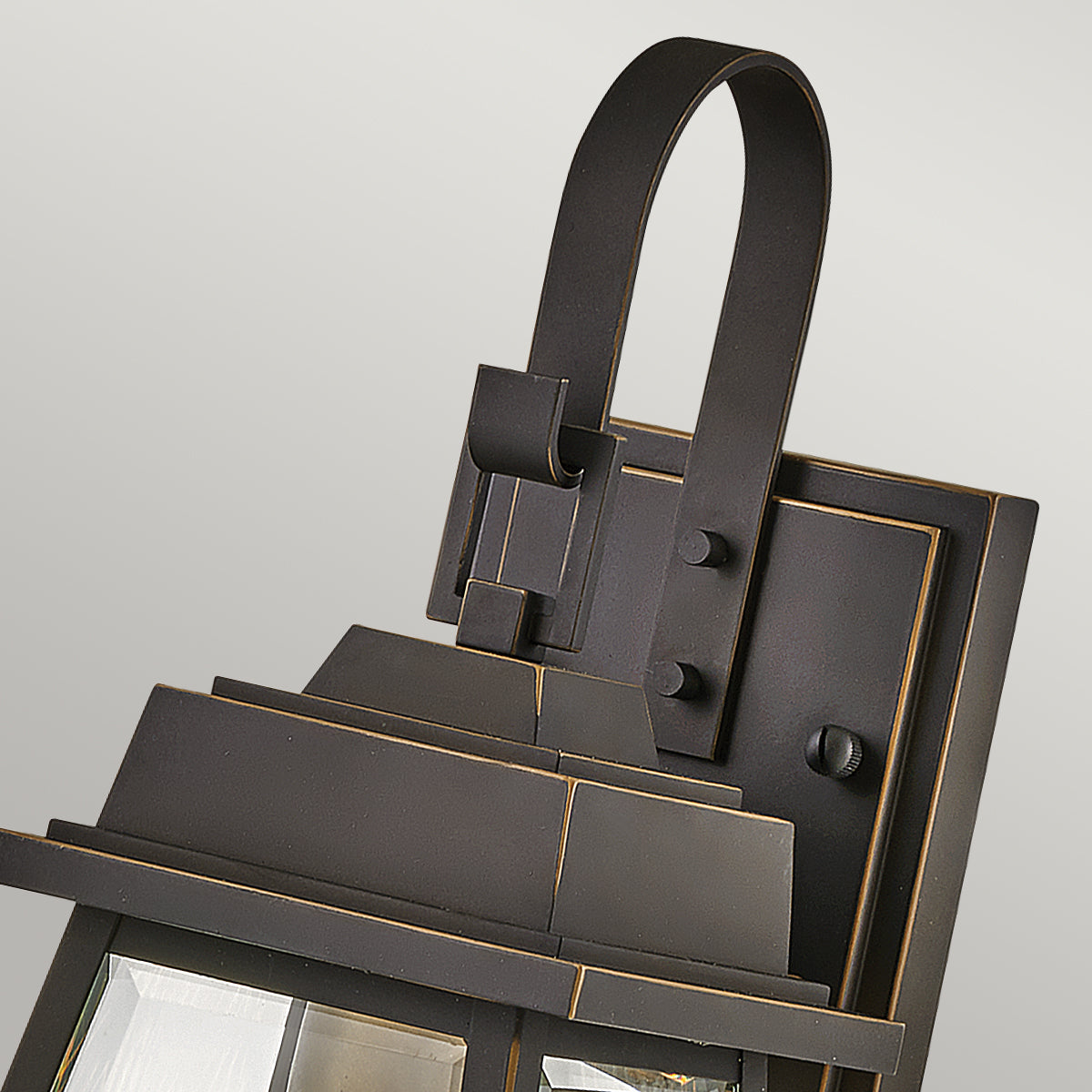 Bainbridge Small/Medium Wall Lantern with Oil Rubbed Bronze Finish - Outdoor Porch Lighting, Patio Decor, Garden Accent Light